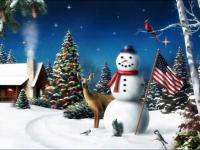 Free American Snowman ScreenSaver 2010 screenshot. Click to enlarge!