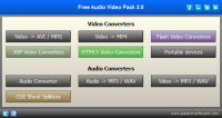 Free Audio Video Pack 2.15 screenshot. Click to enlarge!