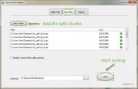 Free Big File Splitter 1.1.0.2 screenshot. Click to enlarge!