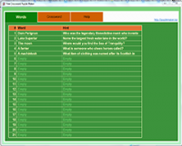Free Crossword Puzzle Maker 1.0 screenshot. Click to enlarge!