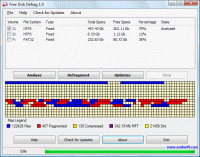 Free Disk Defrag 3.0.10 screenshot. Click to enlarge!