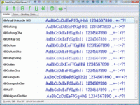 Free&Easy Font Viewer 2.05 screenshot. Click to enlarge!