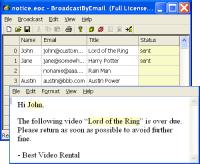 Free Email Marketing: Broadcast By Email 9.0.5 screenshot. Click to enlarge!