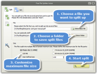 Free File Splitter Joiner 5.4.1 screenshot. Click to enlarge!