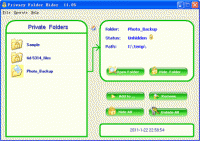 Free Folder Hider 11.05 screenshot. Click to enlarge!