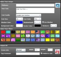 Free GIF Text Maker 3.0 screenshot. Click to enlarge!