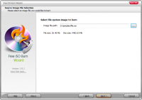 Free ISO Burn Wizard 6.0.2 screenshot. Click to enlarge!