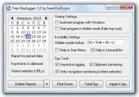 Free Keylogger 4.5.0.1 screenshot. Click to enlarge!