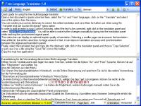 Free Language Translator 3.9.0.0 screenshot. Click to enlarge!