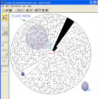 Free Maze Creator 1.90 screenshot. Click to enlarge!