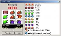 Free Super 7 Slot Machine 1.0 screenshot. Click to enlarge!