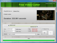 Free Video Cutter 4.0.1 screenshot. Click to enlarge!