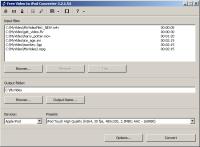 Free Video to iPod Converter 5.0.22.128 screenshot. Click to enlarge!