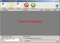 Free XPS to PDF Converter 1.1 screenshot. Click to enlarge!