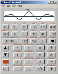 Free42 2.0.2 screenshot. Click to enlarge!
