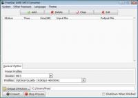 FreeStar AMR MP3 Converter 1.0.9 screenshot. Click to enlarge!