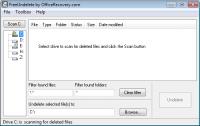FreeUndelete 2.0.0930 screenshot. Click to enlarge!