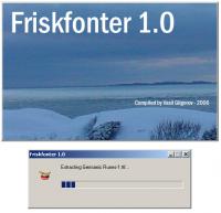 Friskfonter 1 screenshot. Click to enlarge!