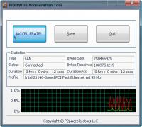 FrostWire Acceleration Tool 3.5.0 screenshot. Click to enlarge!