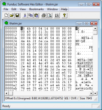 Funduc Software Hex Editor 2.3 screenshot. Click to enlarge!