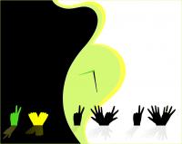 Funky Fingers Clock ScreenSaver 2.3 screenshot. Click to enlarge!
