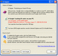 G-Zapper 3.0 screenshot. Click to enlarge!