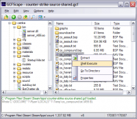GCFScape 1.8.3 screenshot. Click to enlarge!