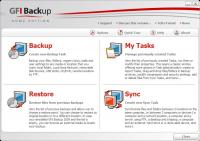 GFI Backup - Home Edition 2009 screenshot. Click to enlarge!