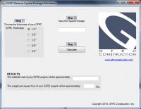 GFRC Calculator 1.0.0 screenshot. Click to enlarge!