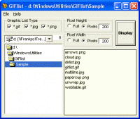 GIFlist 3.1 Build 48 screenshot. Click to enlarge!