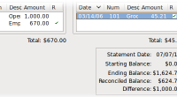 GNUCash Portable 2.6.15 screenshot. Click to enlarge!