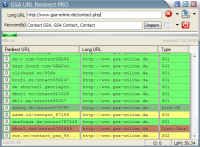 GSA URL Redirect PRO 1.72 screenshot. Click to enlarge!
