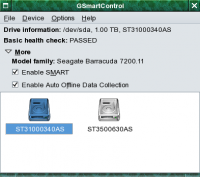 GSmartControl 0.8.7 screenshot. Click to enlarge!