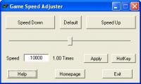 Game Speed Adjuster 1.0 screenshot. Click to enlarge!