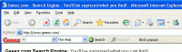 Geeez.com Toolbar 1.01 screenshot. Click to enlarge!