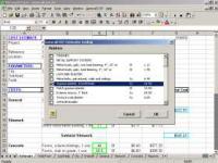 GeneralCost Estimator for Excel 9.2 screenshot. Click to enlarge!