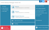 Genie Backup Manager Home Edition 9.0.567.891 screenshot. Click to enlarge!