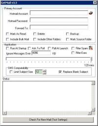 GetMail 4.0 screenshot. Click to enlarge!