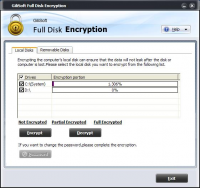 GiliSoft Full Disk Encryption 3.7.0 screenshot. Click to enlarge!