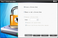 GiliSoft Private Disk 6.2.0 screenshot. Click to enlarge!