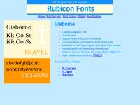 Gisborne Font TT 2.00 screenshot. Click to enlarge!