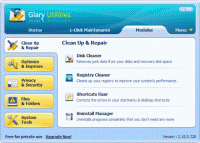 Glary Utilities (No Toolbar) 2.49.0.1600 screenshot. Click to enlarge!