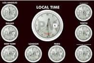 Global Clock Screensaver 3.0 screenshot. Click to enlarge!