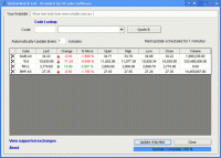 Global Stock Trading Watch List 1.0.0 screenshot. Click to enlarge!