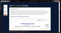 Go Facebook Proxy Tool 1.0 screenshot. Click to enlarge!