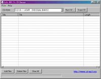 GoGo MP3 to CD Burner 1.01 screenshot. Click to enlarge!