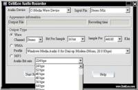 GoldLeo Audio Recorder 2.0 screenshot. Click to enlarge!