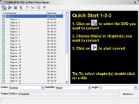 GoldfishHD DVD to iPod Video Ripper 1.22 screenshot. Click to enlarge!