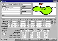 Golf Tournament Scorekeeper 4.0.0 screenshot. Click to enlarge!