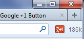 Google  1 Button for Firefox 1.1.0.9 screenshot. Click to enlarge!